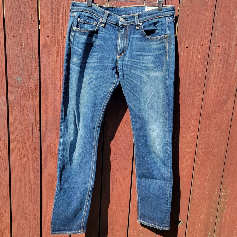 Rag & Bone The Dre Slim Boyfriend Jeans Charing Wash Size 30 W1590K880 USA Made